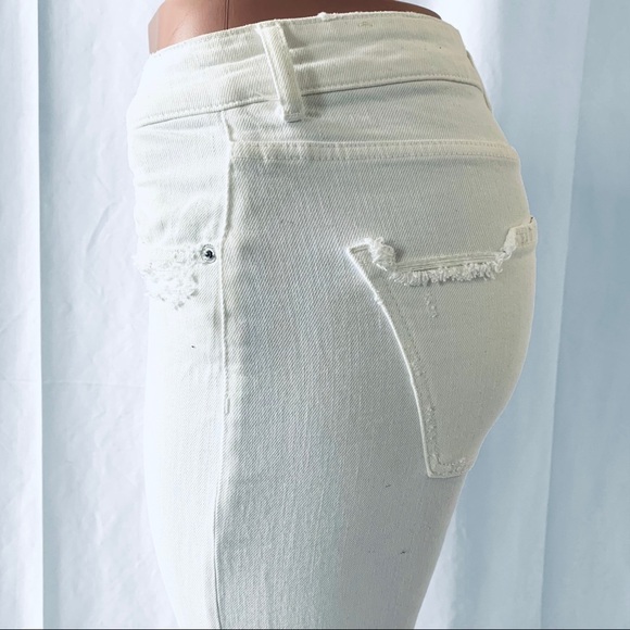 ZARA woman premium denim collection ripped distressed jeans women  4 - Picture 11 of 15